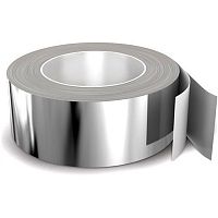 Лента клеящая металлизированная, ЗУБР 12260-50-25, 48мм х 25м картинка 